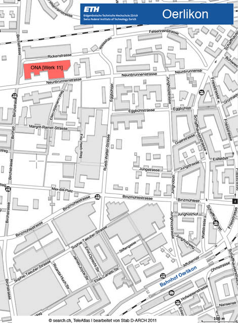 Enlarged view: ONA Oerlikon map